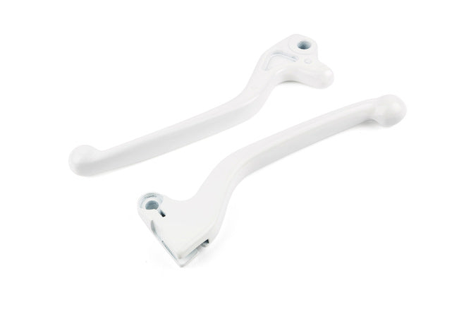 Brake Lever Set STR8 white Yamaha BW's / Slider after 2004